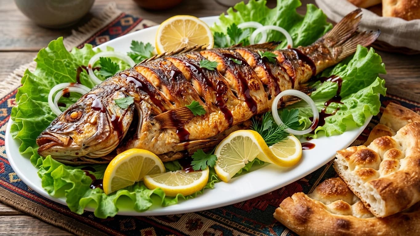 Göyçə balığı qızartması